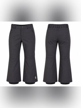 NWT Free Country Men’s Small Black Flex Softshell Snow Ski Pants Water Resistant